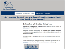 Tablet Screenshot of dakwerkenvanelshochtkontich.be